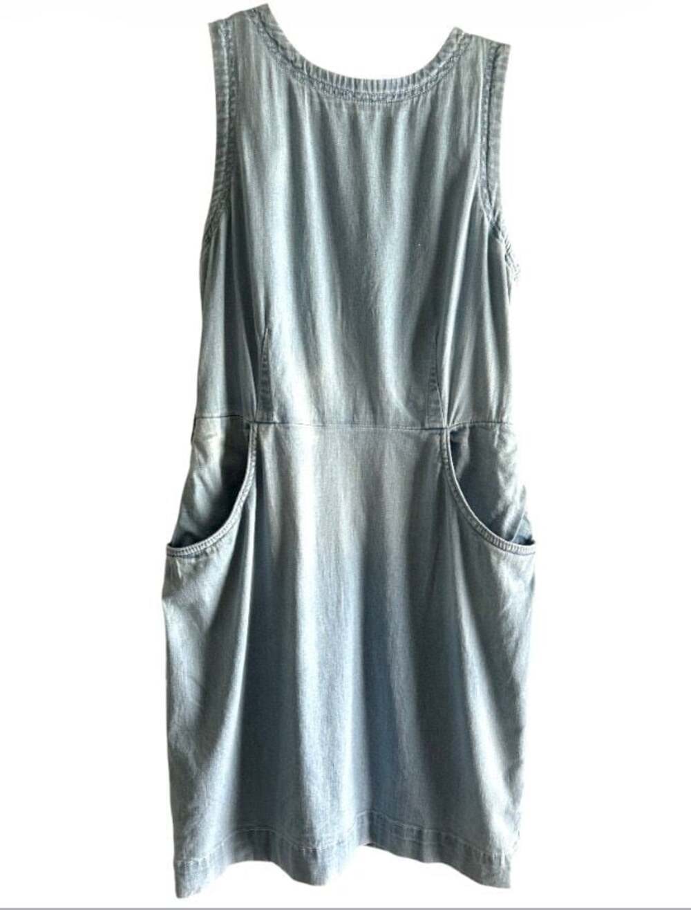 L'Agence Sleeveless Denim Dress Size S